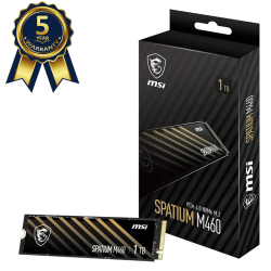 MSI SPATIUM M460 1TB PCIe 4.0 NVMe M.2